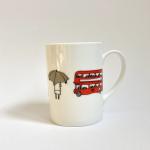 London Waiting Mug - right